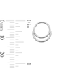 Thumbnail Image 2 of Titanium Double Hoop - 16G 3/8"
