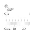 Thumbnail Image 2 of Solid Titanium Pyramid Bar Cartilage Earring- 18G 5/16"