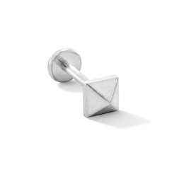 Solid Titanium Pyramid Cartilage Earring - 18G 5/16"