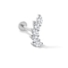 Thumbnail Image 1 of Solid Titanium CZ Marquise-Cut Cartilage Earring - 18G 5/16"