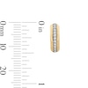 Thumbnail Image 2 of 10K Gold 1/6 CT. T.W. Lab-Grown Diamond Single Row Hoops