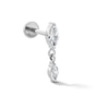 Thumbnail Image 1 of Solid Titanium CZ Dangle Cartilage Stud - 18G 5/16”