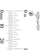 Thumbnail Image 2 of Solid Titanium CZ Dangle Cartilage Stud - 18G 5/16”