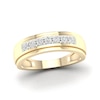Thumbnail Image 1 of 10K Gold 1/10 CT. T.W. Lab-Grown Diamond Single Row Ring