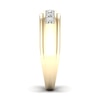 Thumbnail Image 2 of 10K Gold 1/10 CT. T.W. Lab-Grown Diamond Single Row Ring