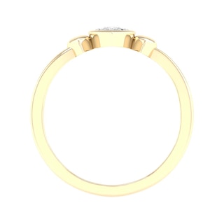 10K Gold 1/20 CT. T.W. Lab-Grown Diamond Heart Ring