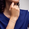 Thumbnail Image 2 of 10K Solid Gold Baguette CZ Bracelet - 7.5"