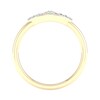 Thumbnail Image 4 of 14K Gold Plated 1/6 CT. T.W. Lab-Grown Diamond Eye Ring
