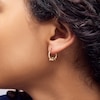 Thumbnail Image 2 of 10K Gold Double Dolphin Hoops