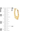 Thumbnail Image 3 of 10K Gold Double Dolphin Hoops