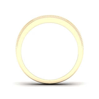 14K Gold Plated 1/4 CT. T.W. Lab-Grown Diamond Single Row Ring