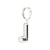 Thumbnail Image 3 of Sterling Silver 1/20 CT. T.W. Lab-Grown Diamond Initial Necklace Charm