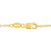 Thumbnail Image 4 of 14K Gold Plated 1/8 CT. T.W. Lab-Grown Diamond Emerald Medallion Pendant - 16" + 2"