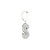 Thumbnail Image 2 of Sterling Silver 1/20 CT. T.W. Lab-Grown Diamond Initial Necklace Charm