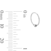Thumbnail Image 3 of Stainless Steel Pink CZ Stud, Ball Stud and Hoop Nose Set - 20G