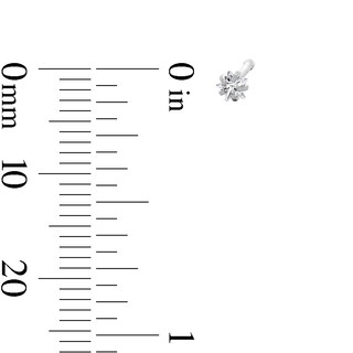 Stainless Steel CZ and Crystal Tricluster, Moon, and Star Nose Stud Set - 20G