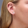 Thumbnail Image 2 of Solid Sterling Silver Disc Studs
