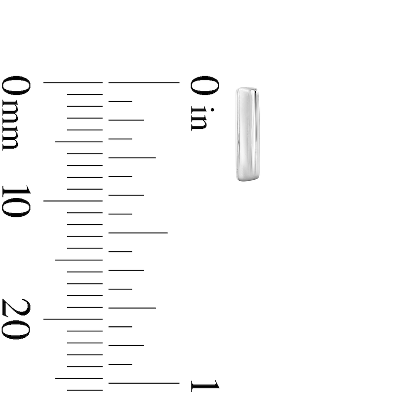 Main Image 3 of Sterling Silver Bar Studs