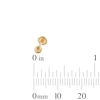 Thumbnail Image 4 of Yellow Ion Plated Crown, Stud, and Ball Stud Set - 18G