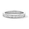 Thumbnail Image 1 of Sterling Silver CZ Baguette Ring Band - Size 7