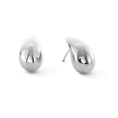 Sterling Silver Teardrop Studs
