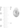 Thumbnail Image 3 of Sterling Silver Teardrop Studs