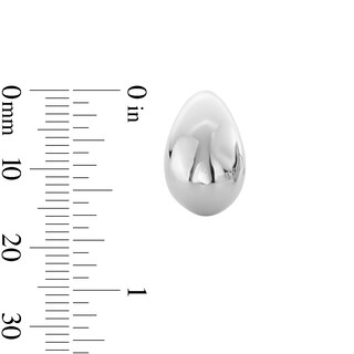 Sterling Silver Teardrop Studs