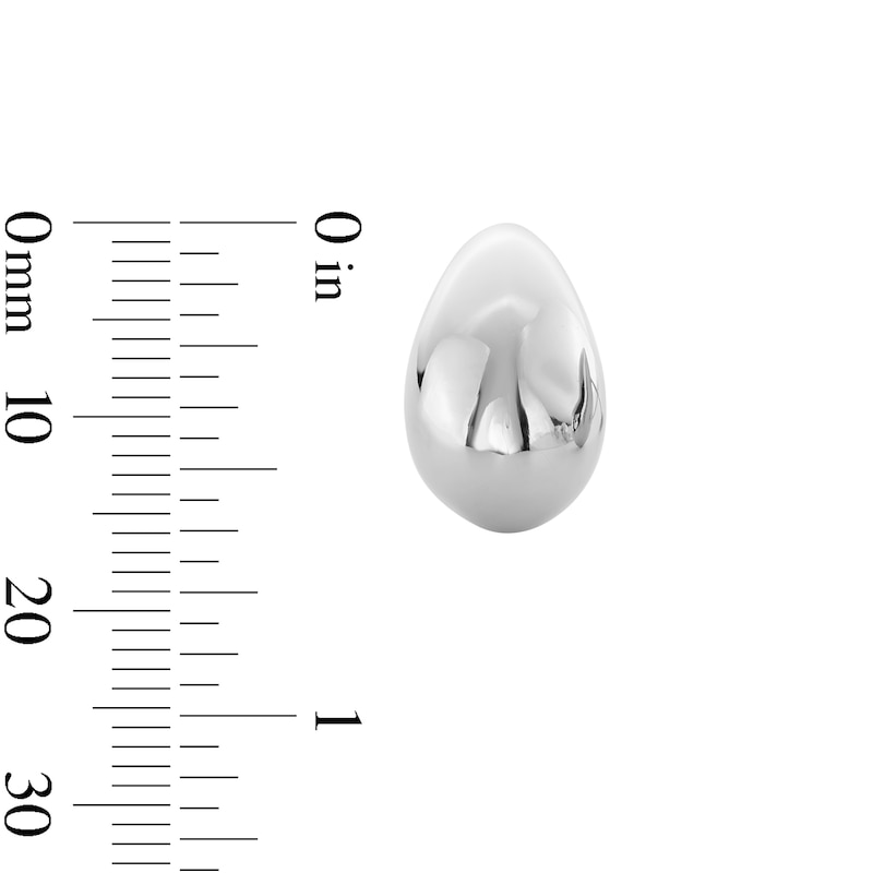 Main Image 3 of Sterling Silver Teardrop Studs