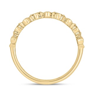 14K Gold Plated 1/ CT. T.W. Lab-Grown Diamond Clover Ring