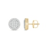 Thumbnail Image 2 of 14K Gold Plated 1 CT. T.W. Lab-Grown Diamond Round Studs