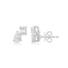 Thumbnail Image 1 of Sterling Silver 1/5 CT. T.W. Lab-Grown Diamond Stacked Studs