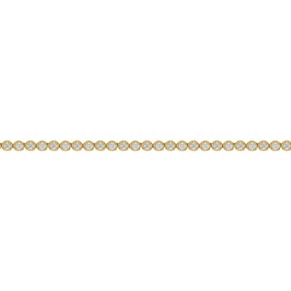 14K Gold Plated 1 CT. T.W. Lab-Grown Diamond Tennis Bracelet - 7"