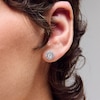 Thumbnail Image 2 of Sterling Silver CZ Our Lady of Guadalupe Studs