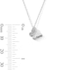 Thumbnail Image 3 of Sterling Silver CZ Butterfly Pendant - 16" + 2"