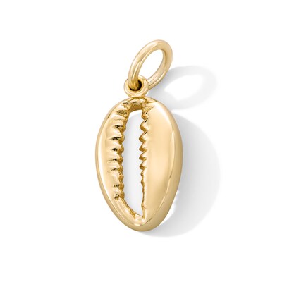 14K Gold Plated Conch Necklace Charm