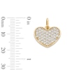 Thumbnail Image 3 of 14K Gold Plated CZ Heart Necklace Charm