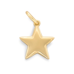 14K Gold Plated Star Necklace Charm