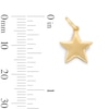 Thumbnail Image 3 of 14K Gold Plated Star Necklace Charm