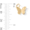 Thumbnail Image 3 of 14K Gold Plated Butterfly Necklace Charm