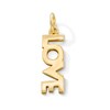 Thumbnail Image 1 of 14K Gold Plated LOVE Necklace Charm