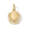 Thumbnail Image 2 of 14K Gold Plated CZ Cowboy Hat Necklace Charm