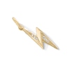 Thumbnail Image 2 of 14K Gold Plated CZ Lightning Bolt Necklace Charm