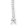 Thumbnail Image 3 of Sterling Silver CZ Heart Bracelet - 7"