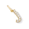 Thumbnail Image 2 of 14K Gold Plated CZ Initial Necklace Charm