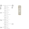 Thumbnail Image 3 of 10K Gold 1/4 CT. T.W. Lab-Grown Diamond Double Baguette Huggie Hoops