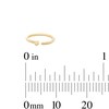 Thumbnail Image 3 of 14K Solid Gold Nose L-Shape Pyramid Stud and Hoop Set - 20G