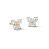 Child’s 14K Solid Gold CZ Butterfly Studs