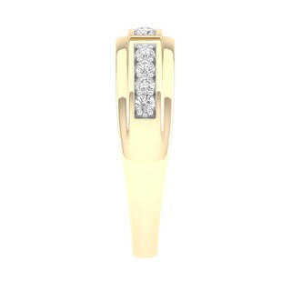 10K Gold 1/3 CT. T.W. Lab-Grown Diamond Row Ring