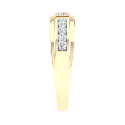 10K Gold 1/3 CT. T.W. Lab-Grown Diamond Row Ring