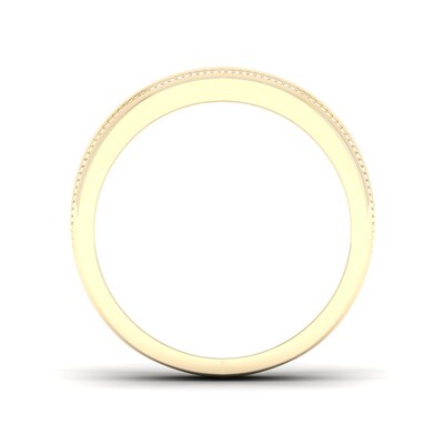 14K Gold Plated 1/ CT. T.W. Lab-Grown Diamond Single Row Ring